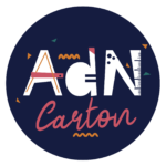 AdN Carton logo rond bleu